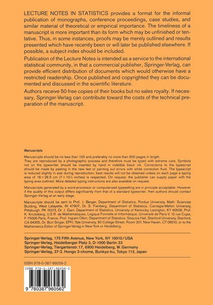 Produktbild: Differential-Geometrical Methods in Statistics