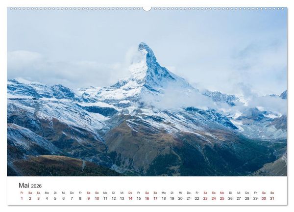 Produktbild: Schweiz - Faszination Natur (Wandkalender 2026 DIN A2 quer), CALVENDO Monatskalender