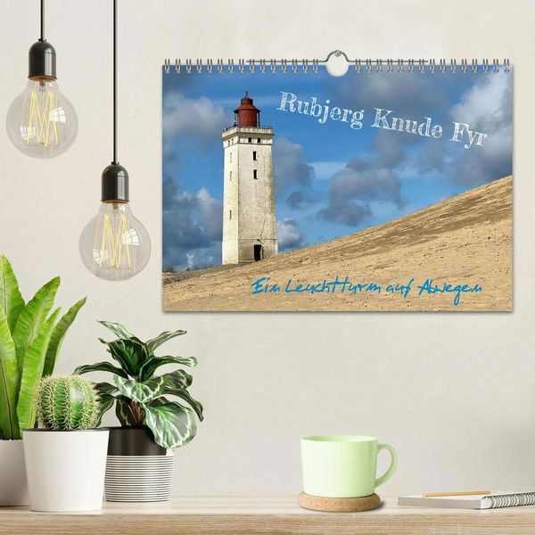 Produktbild: Rubjerg Knude Fyr - Ein Leuchtturm auf Abwegen (Wandkalender 2026 DIN A4 quer), CALVENDO Monatskalender