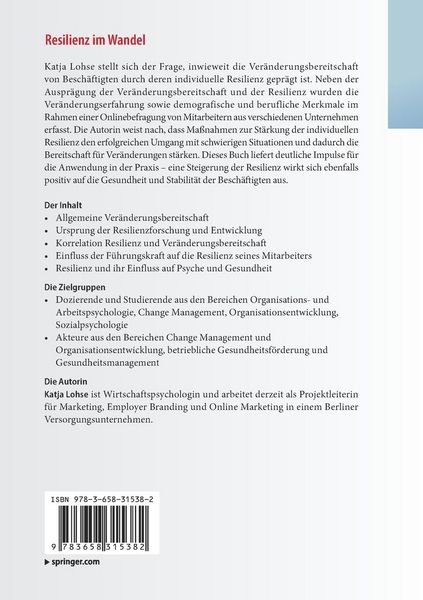 Produktbild: Resilienz im Wandel