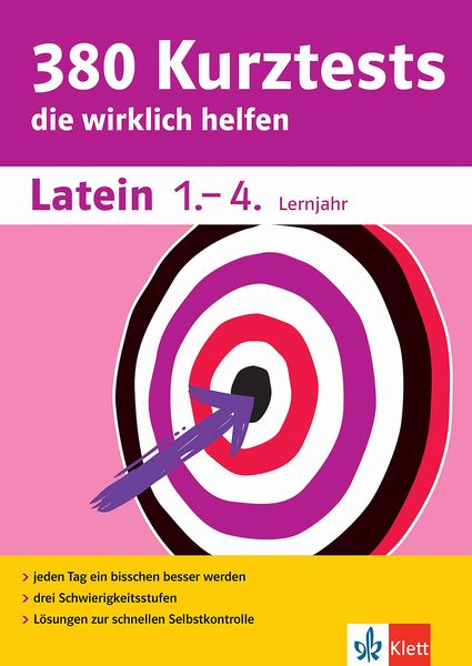 Produktbild: Klett 380 Kurztests Latein 1.-4. Lernjahr