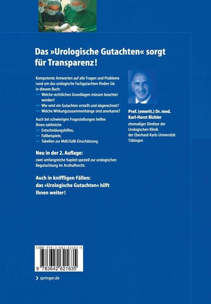 Produktbild: Das urologische Gutachten