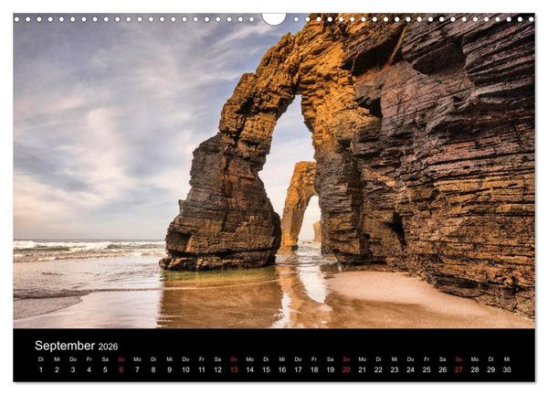 Produktbild: Wildes Nordspanien (Wandkalender 2026 DIN A3 quer), CALVENDO Monatskalender