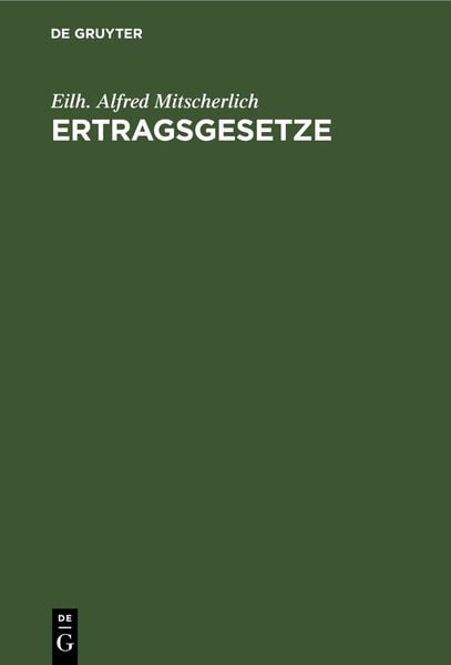 Produktbild: Ertragsgesetze
