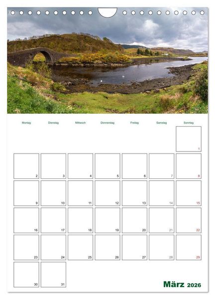 Produktbild: Schottland Entdeckungstour (Wandkalender 2026 DIN A4 hoch), CALVENDO Monatskalender
