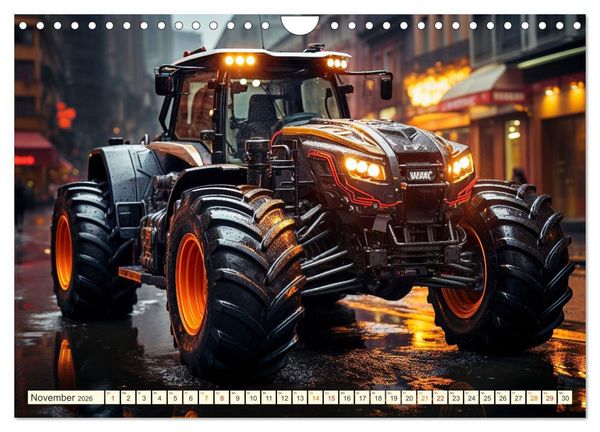 Produktbild: Traktor Fantasien (Wandkalender 2026 DIN A4 quer), CALVENDO Monatskalender