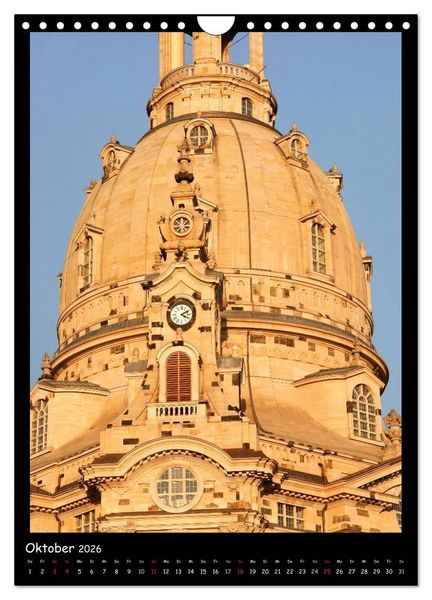 Produktbild: Frauenkirche Dresden (Wandkalender 2026 DIN A4 hoch), CALVENDO Monatskalender