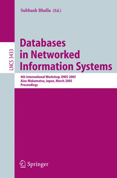 Produktbild: Databases in Networked Information Systems