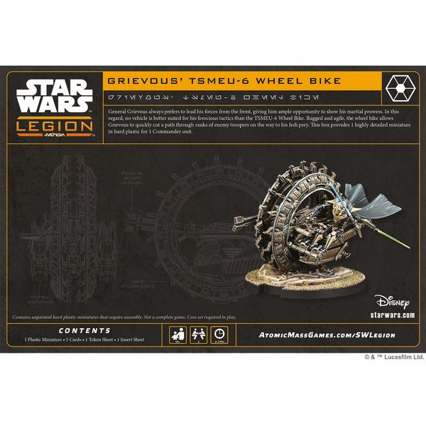 Produktbild: Star Wars: Legion - Grievous' TSMEU-6 Wheel Bike