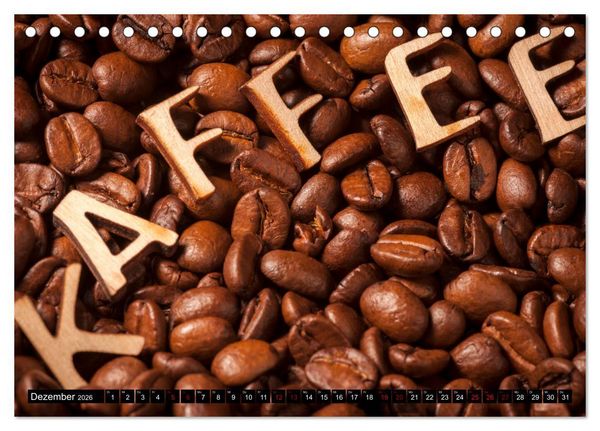 Produktbild: Kaffee Variationen (Tischkalender 2026 DIN A5 quer), CALVENDO Monatskalender