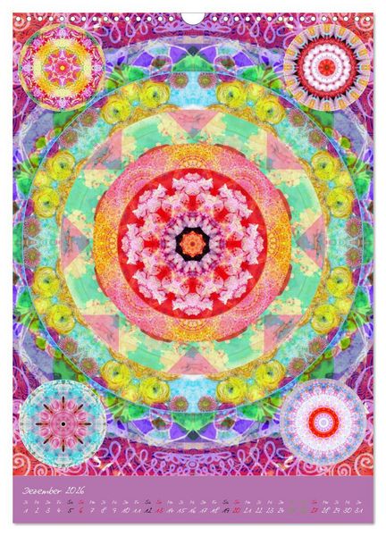 Produktbild: BLUMEN MANDALAS (Wandkalender 2026 DIN A3 hoch), CALVENDO Monatskalender
