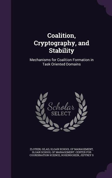 Produktbild: Coalition, Cryptography, and Stability