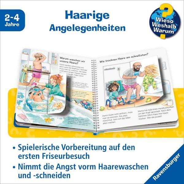Wieso? Weshalb? Warum? junior, Band 79 - Kämmen, schneiden, Haare waschen
