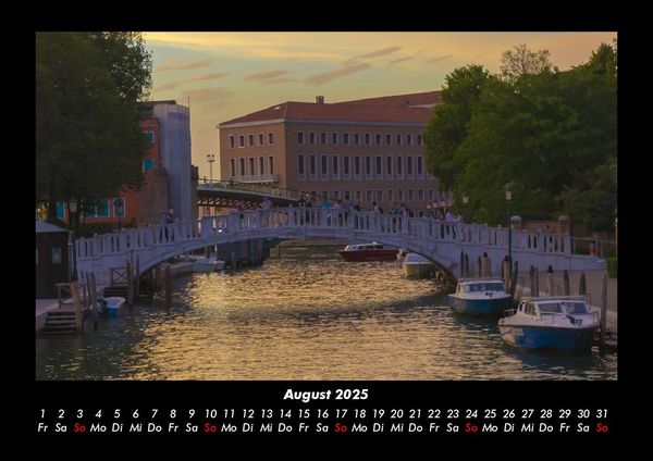 Produktbild: Venedig 2025 Fotokalender DIN A3