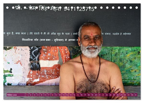Produktbild: Char Dham - hinduistische Pilgerreise im Himalaya (Tischkalender 2026 DIN A5 quer), CALVENDO Monatskalender