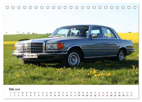 Produktbild: Oldtimer aller Art (Tischkalender 2026 DIN A5 quer), CALVENDO Monatskalender