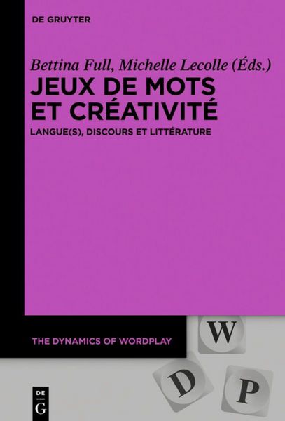 Produktbild: Jeux de mots et cr&eacute;ativit&eacute;