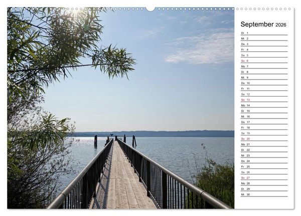 Produktbild: Seest&auml;rke - Der Ammersee (Wandkalender 2026 DIN A2 quer), CALVENDO Monatskalender