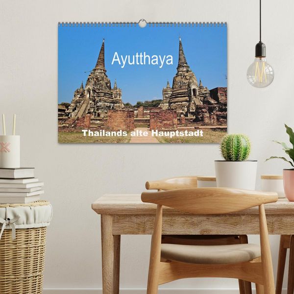 Produktbild: Ayutthaya - Thailands alte Hauptstadt (Wandkalender 2026 DIN A3 quer), CALVENDO Monatskalender