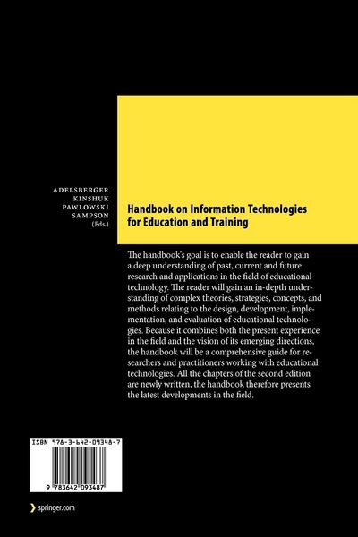 Produktbild: Handbook on Information Technologies for Education and Training