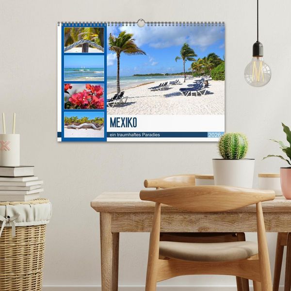 Produktbild: Mexiko - ein traumhaftes Paradies (Wandkalender 2026 DIN A3 quer), CALVENDO Monatskalender