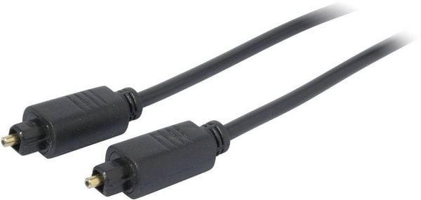 Produktbild: Kash 30L509 Toslink Digital-Audio Anschlusskabel [1x Toslink-Stecker (ODT) - 1x Toslink-Stecker (ODT)] 2.00 m Schwarz vergoldete Steckkontakte