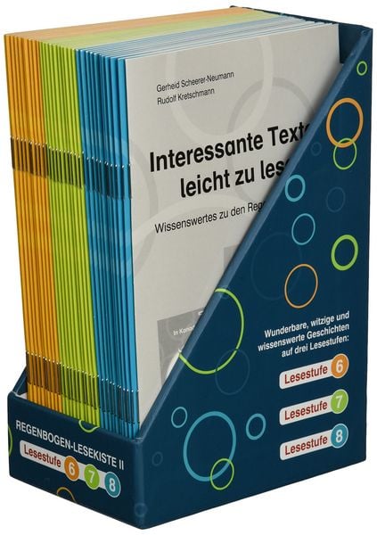 Produktbild: Regenbogen-Lesekiste II. F&ouml;rdermaterial nach dem Erstlesen in den Lesestufen 6 bis 8
