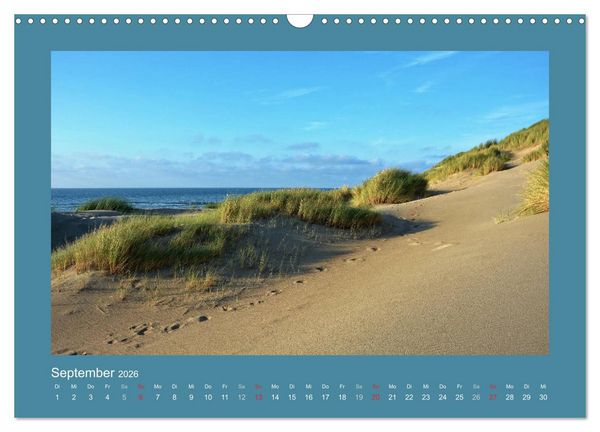 Produktbild: Sandd&uuml;nen an der Nordsee in den Niederlanden (Wandkalender 2026 DIN A3 quer), CALVENDO Monatskalender