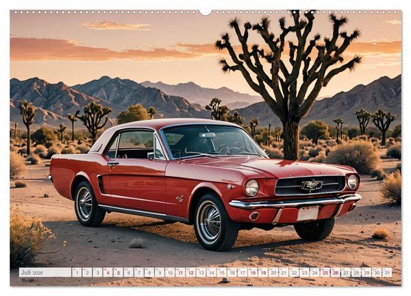 Produktbild: Virtual Classic Cars (hochwertiger Premium Wandkalender 2026 DIN A2 quer), Kunstdruck in Hochglanz