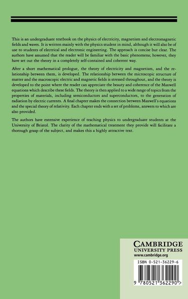 Produktbild: Electricity and Magnetism
