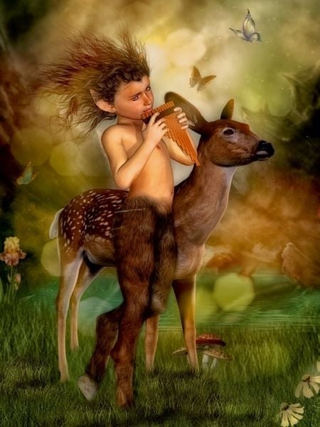 Produktbild: CALVENDO Puzzle Kleiner Faun | 1000 Teile Lege-Gr&ouml;&szlig;e 64x48cm Foto-Puzzle f&uuml;r gl&uuml;ckliche Stunden