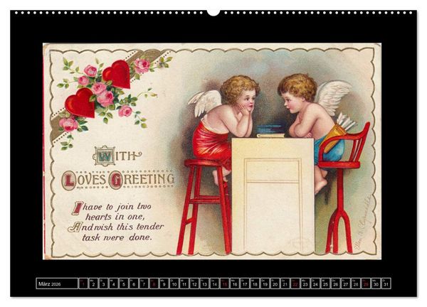 Produktbild: Liebesboten (Wandkalender 2026 DIN A2 quer), CALVENDO Monatskalender