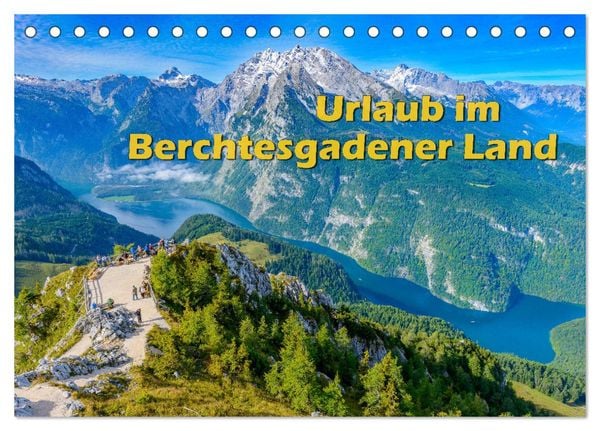 Urlaub im Berchtesgadener Land (Tischkalender 2025 DIN A5 quer), CALVENDO Monatskalender