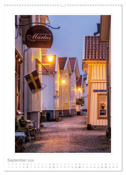 Produktbild: Bohusl&auml;n - &uuml;ber Stadt und Land (hochwertiger Premium Wandkalender 2026 DIN A2 hoch), Kunstdruck in Hochglanz