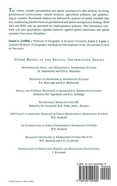 Produktbild: A Casebook for Spatial Statistical Data Analysis
