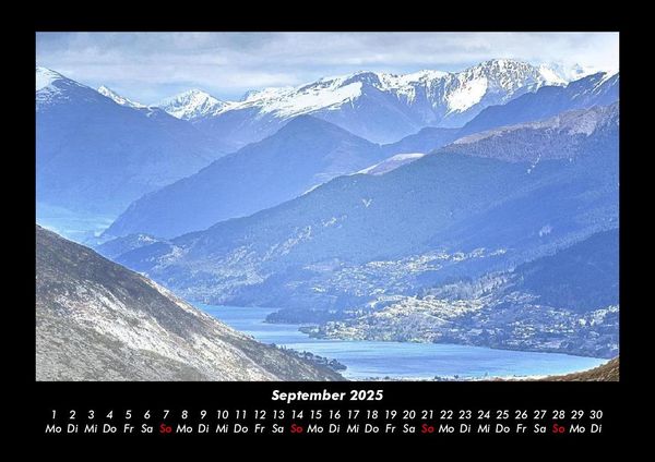 Produktbild: Bergige Welten 2025 Fotokalender DIN A3
