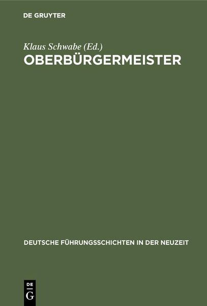 Produktbild: Oberb&uuml;rgermeister