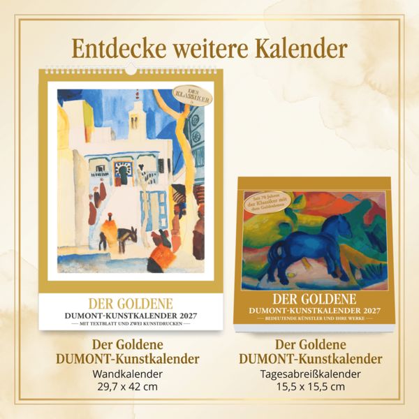 Produktbild: Der Goldene DUMONT-Kunstkalender 2027