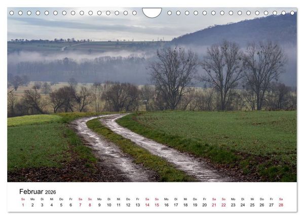 Produktbild: Wege in der Natur - Kraichgau und Enzkreis (Wandkalender 2026 DIN A4 quer), CALVENDO Monatskalender