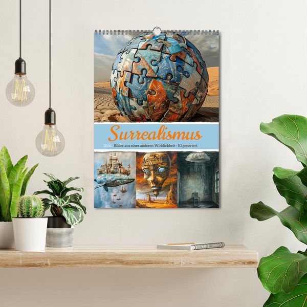 Produktbild: Surrealismus (Wandkalender 2026 DIN A3 hoch), CALVENDO Monatskalender
