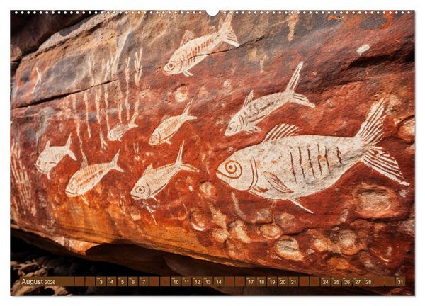Produktbild: Steinzeit Galerie (hochwertiger Premium Wandkalender 2026 DIN A2 quer), Kunstdruck in Hochglanz