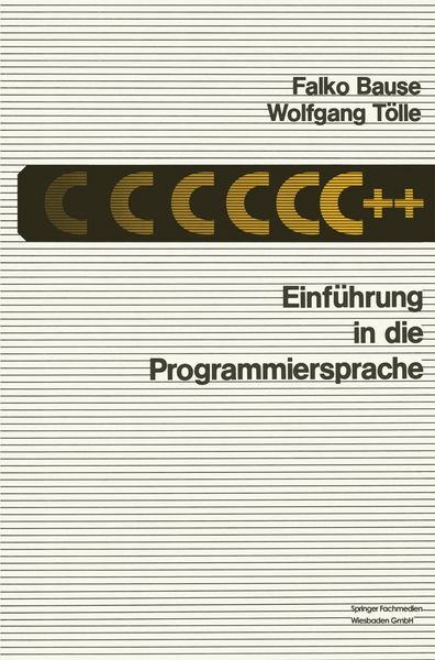 Produktbild: Einf&uuml;hrung in die Programmiersprache C++