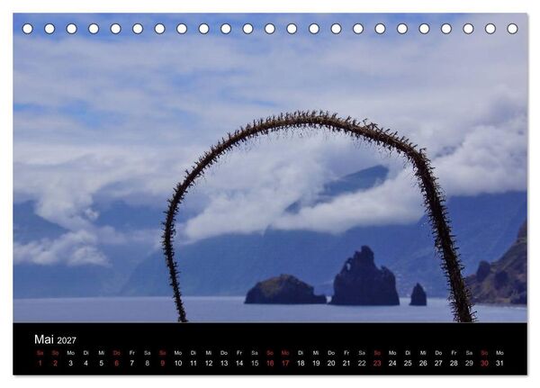 Produktbild: Madeira die Perle des Atlantiks (Tischkalender 2027 DIN A5 quer), CALVENDO Monatskalender