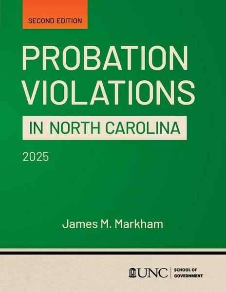 Produktbild: Probation Violations in North Carolina