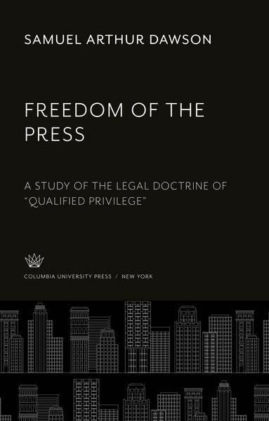 Produktbild: Freedom of the Press