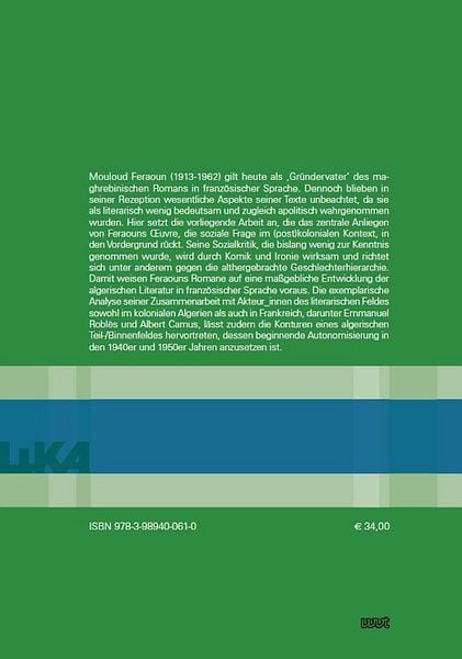 Produktbild: Zwischen Anpassung und Auflehnung: Mouloud Feraoun im literarischen Feld
