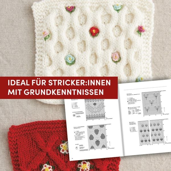 Produktbild: Floral Stricken. Die Mustersammlung