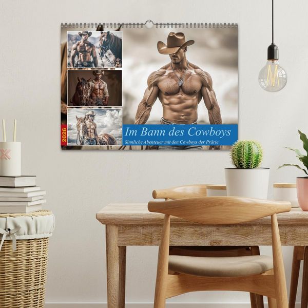 Produktbild: Im Bann des Cowboys (Wandkalender 2026 DIN A3 quer), CALVENDO Monatskalender