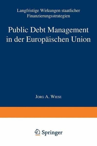 Produktbild: Public Debt Management in der Europ&auml;ischen Union