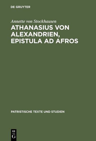 Produktbild: Athanasius von Alexandrien, Epistula ad Afros